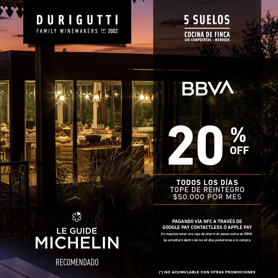 promo banco bbva restaurante 5 suelos